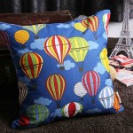 Custom Cotton Canvas Leaning Cushion Pillow with Insert