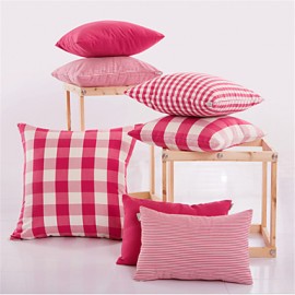 Red PlaidPillow With Insert