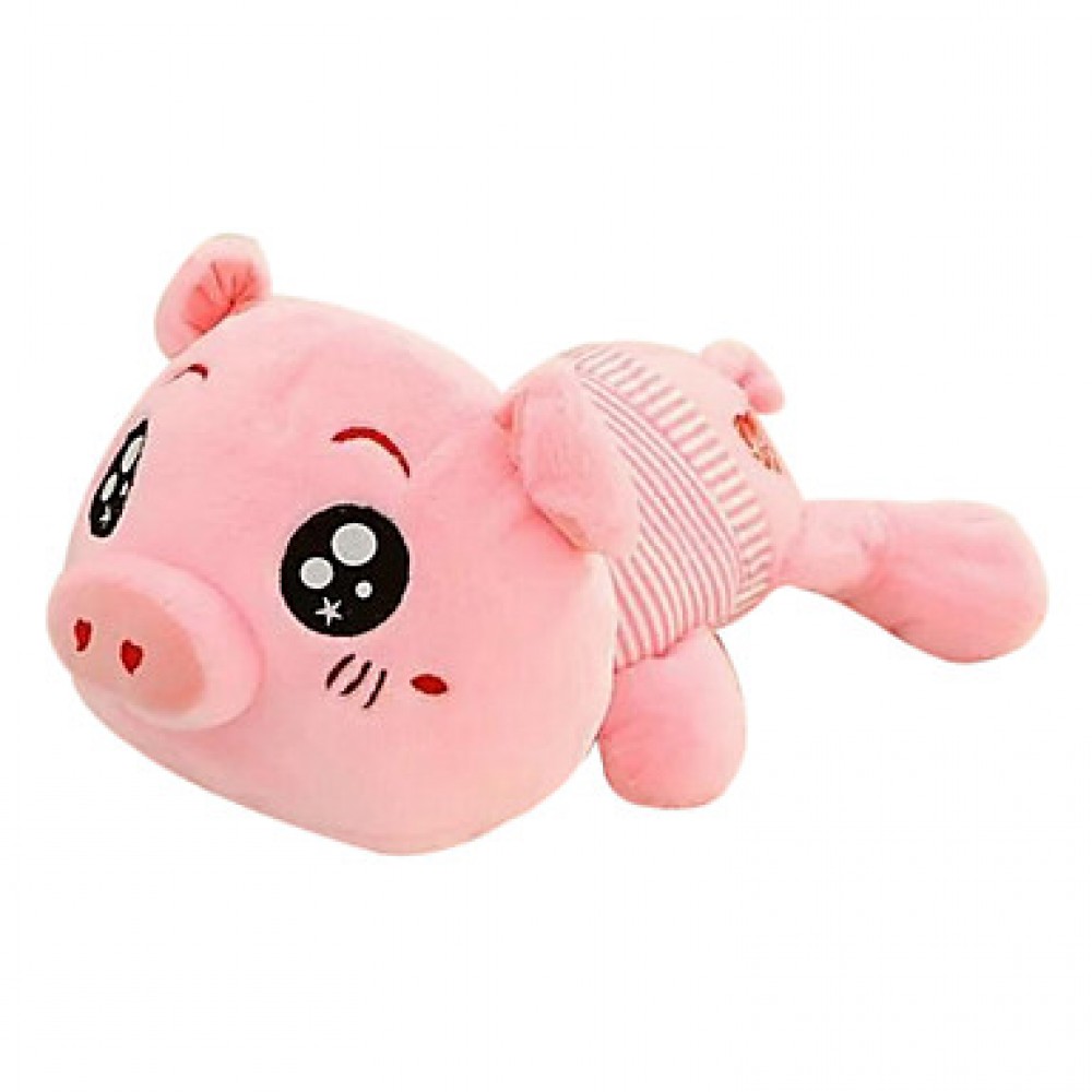 Pink piggy modeling pillow