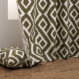 Cotton Pillow Cover / Pillow With Insert , Geometric Modern/Contemporary