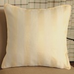 European Contemporary And Contracted Stripe Jacquard Cushion For Leaning On