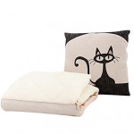 Cotton/Linen Pillow Novelty Pillow / Throws,Novelty Casual