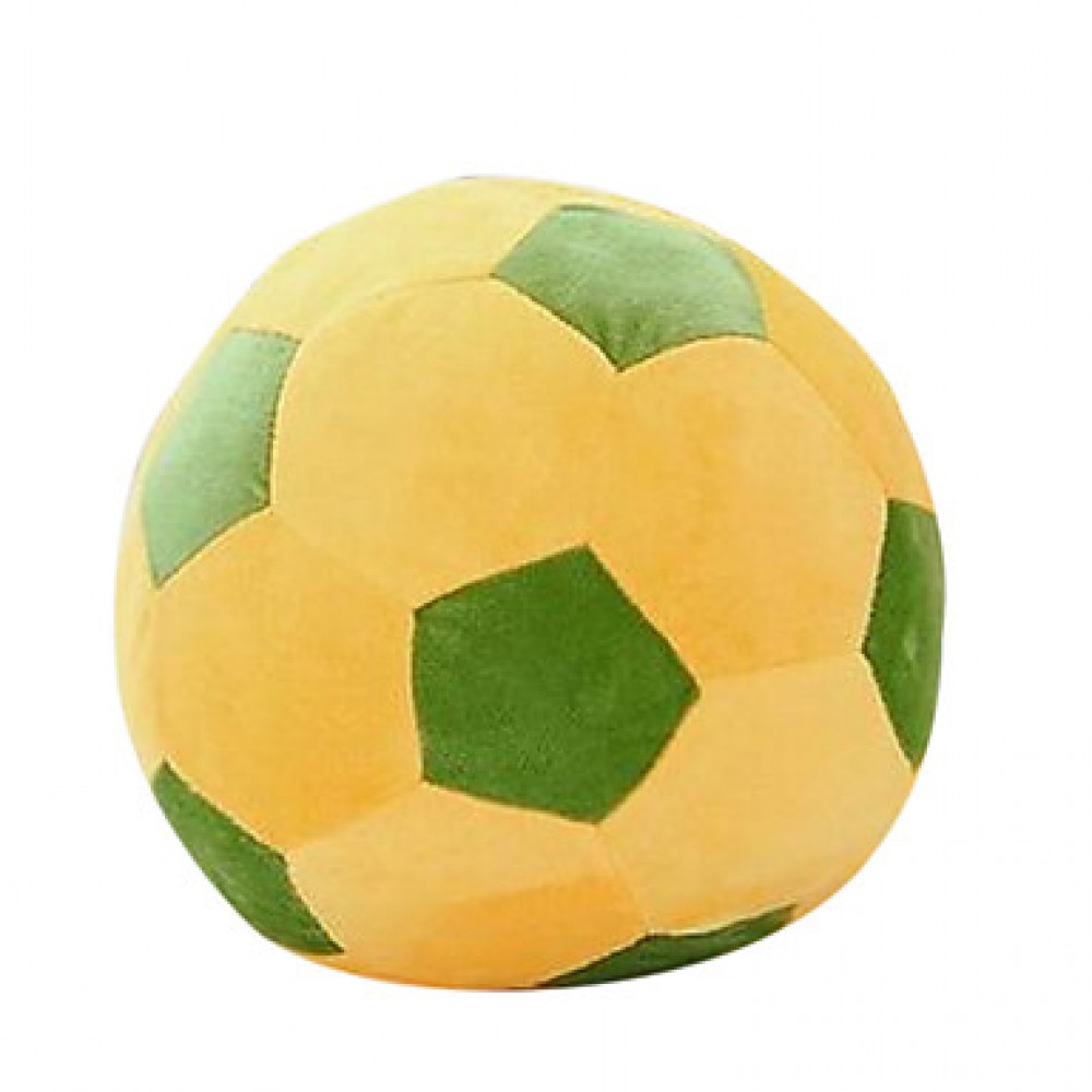 Soccer shaped pillow
